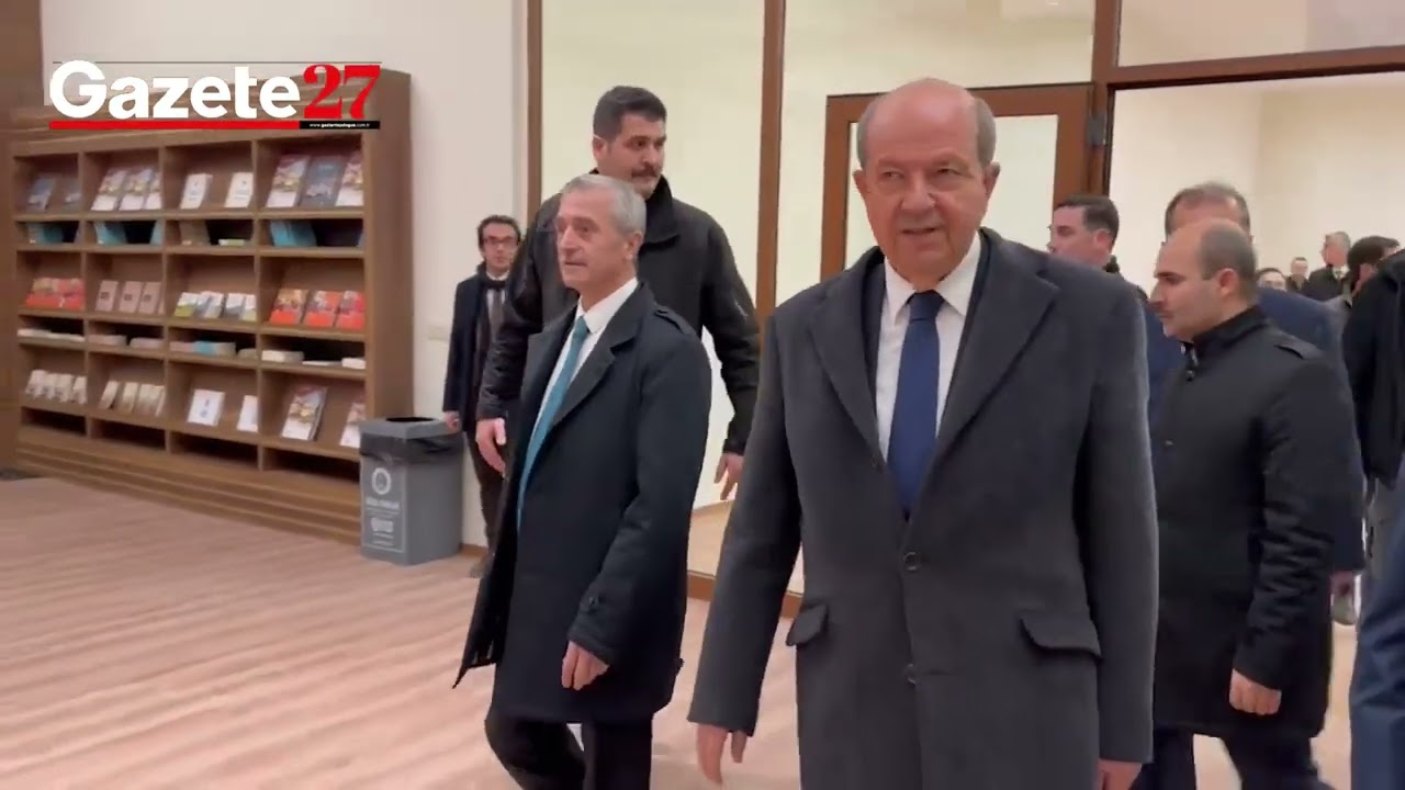 KKTC Cumhurbaşkanı Tatar, Şahinbey Millet Camii’ni Ziyaret Etti