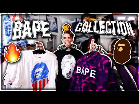 MY ENTIRE BAPE COLLECTION!! (CLOTHES/ACCESSORIES)