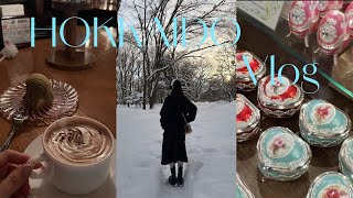 【Trip Vlog】2泊3日北海道旅行〜札幌・小樽〜 |雪に大はしゃぎ❄️ | オルゴール堂🩰 | いくら丼 | もいわ山💫 | 北海道神宮⛩ | 思い出vlog