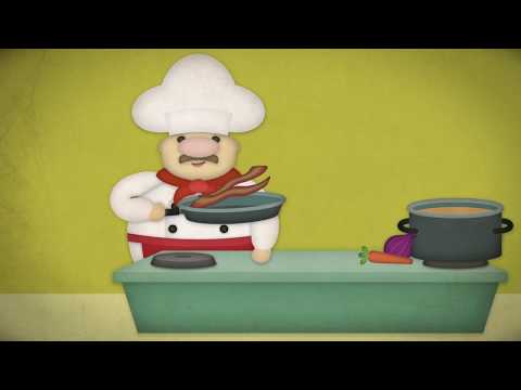 "Kommt der Koch" aus dem Album: "Hexe Knickebein Küchenlieder"