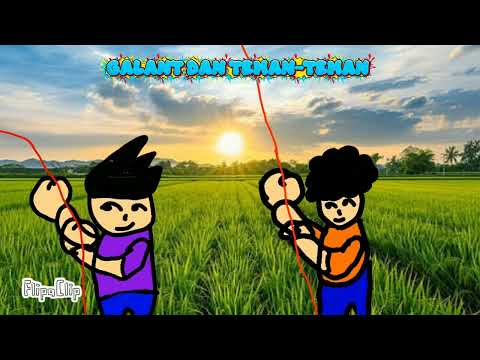 Kartun lucu bermain layangan part2 GALANT DAN TEMAN-TEMAN #animasi #kartunlucu 