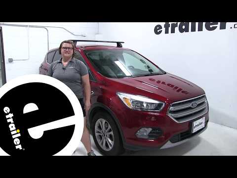Mount: Custom DK Fit Kit for 4 Rhino-Rack 2500 Series Roof Rack Legs on a 2017 Ford Escape