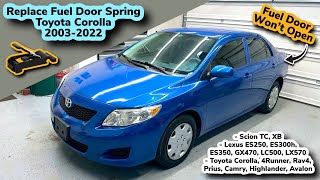 How To Replace Fuel Door Spring on Toyota Corolla 2003-2022