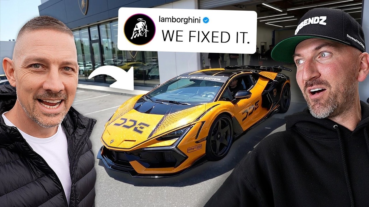WE PICKED UP MY BROKEN LAMBORGHINI IN SWEDEN - THEN THIS HAPPENED!