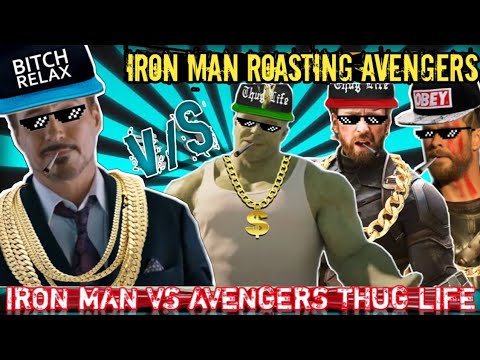 IRON MAN VS AVENGERS THUG LIFE MOMENTS HINDI | IRON MAN ROASTING AVENGERS | TONY STARK | YTTRENDS