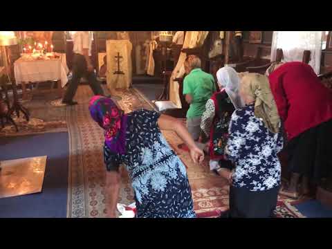 La Biserica din satul Ștefan Odobleja