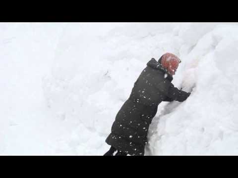 Rita enjoys the snow