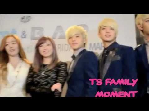 some ts family moment (bap and secret)