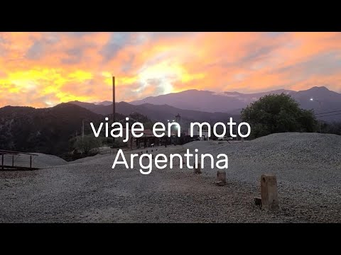 viaje en  moto a Chilecito,la rioja.