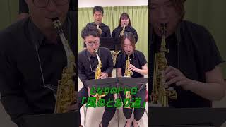 Download lagu 【サックス四重奏】となりのトトロ風のとおり道吹いてみた🎷#saxophone #ジブリ #となりのトトロ #shorts mp3