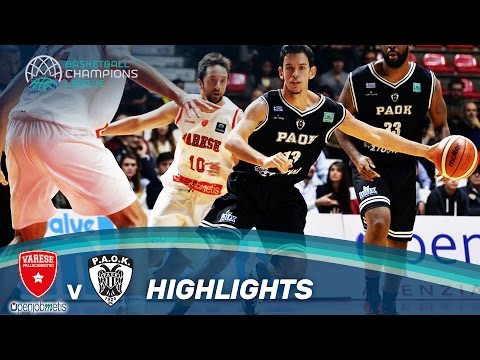 Openjobmetis Varese v PAOK - Highlights - Basketball Champions League