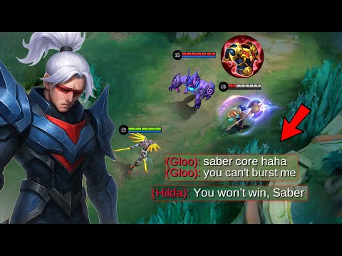 SABER NEW BUILD TO DOMINATE TANKY HEROES IN THIS SEASON