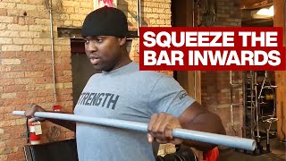 Squeeze the Bar Inwards