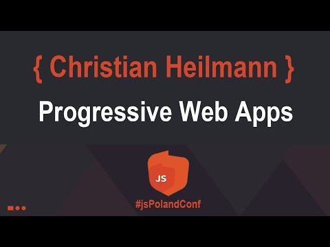 Progressive Web Apps - Keynote talk | Christian Heilmann