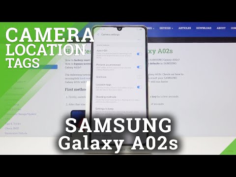 How to Enable Camera Location Tags in SAMSUNG Galaxy A02s
