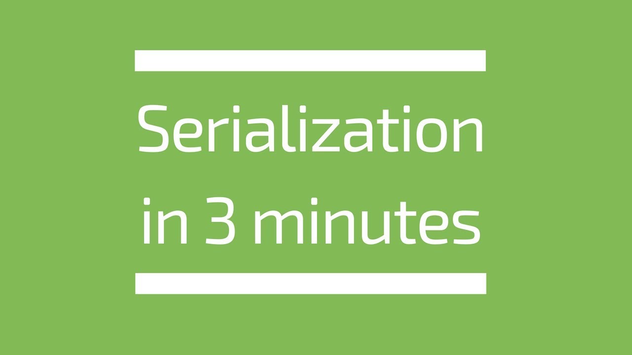 Serialize. Minute Tech.