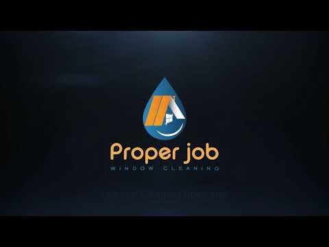 Proper Job Window Cleaning video.