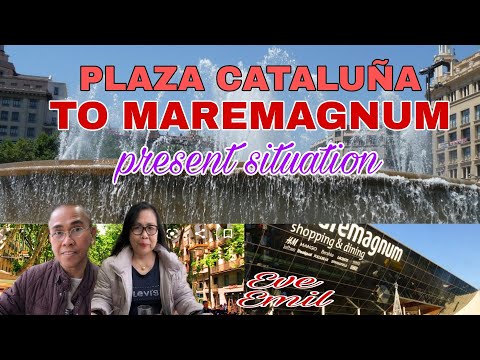 Plaza Cataluña para Maremagnum Situação Atual | Barcelona | Eve Emil