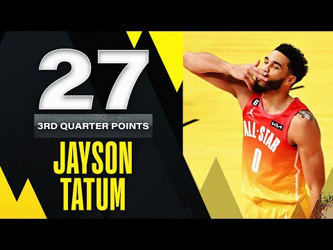 Jayson Tatum Sets NEW #NBAAllStar QTR Record!