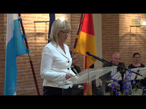 Überreichung der Europamedaillen durch Staatsministerin Dr. Beate Merk