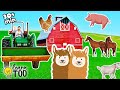Explore on the Farm! 🚜🐔🐷 Farm Animals for Kids | Farm Adventures for Toddlers | Tractors and Horses