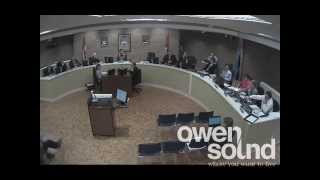 preview picture of video 'City of Owen Sound March 16, 2015 Council Meeting'