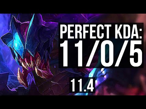REK'SAI vs LEE SIN (JUNGLE) | 11/0/5, Legendary, 600+ games, 1.0M mastery | BR Diamond | v11.4