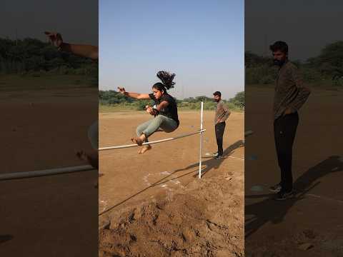 😡 Girls High Jump Training || #shorts , #viral , #highjump , #power , #ssc , #ytshorts .