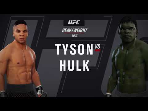 Mike Tyson vs Hulk in UFC 4