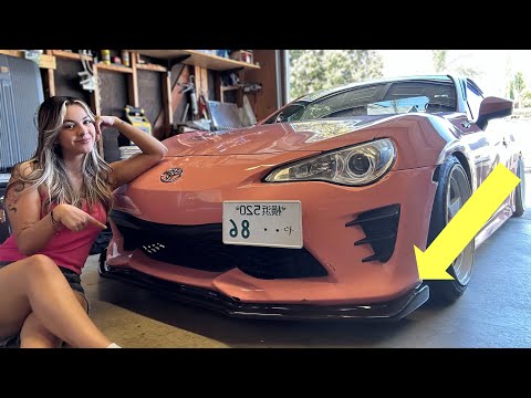 BEST CARBON FRONT LIP FOR 86?!*INSTALL*