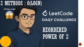 YouTube video '869. Reordered Power of 2 | Leetcode Daily Challenge | Hashmap | Sorting'