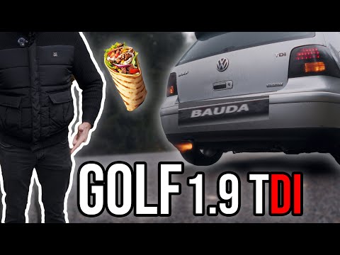 GOLF 1.9 TDI -  NĖR DŪMŲ, NĖR GALIOS