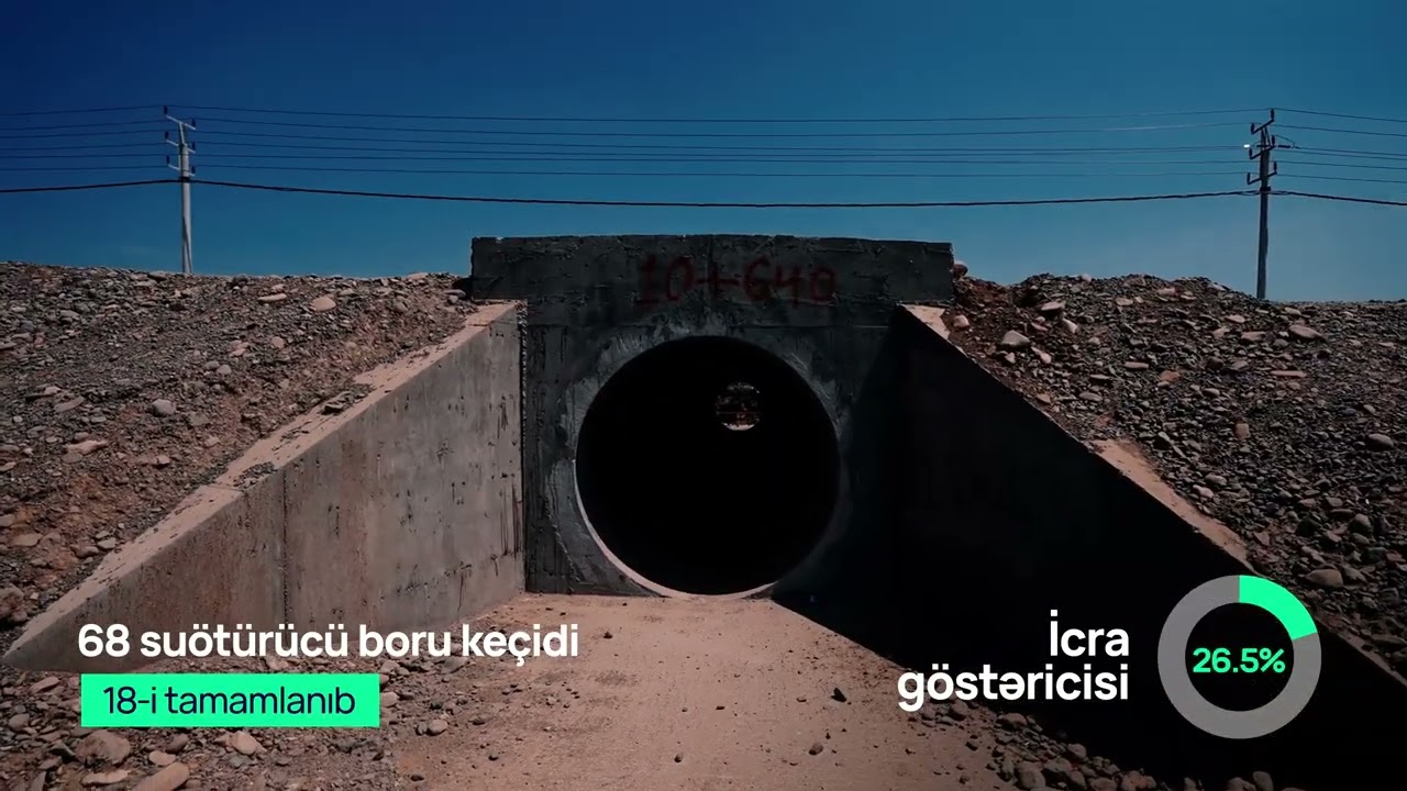 Xankəndi–Şuşa–Laçın yolunda yenidənqurma işləri VİDEO