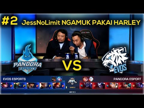 JessNoLimit NGAMUK PAKAI HARLEY! SADIS!!! Match 2 Pandora vs Evos