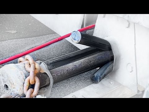 Austausch Gummistrang AL-KO Delta Anhänger Achse. Ohne Gummifederachse Ausbau, direkt am Wohnwagen