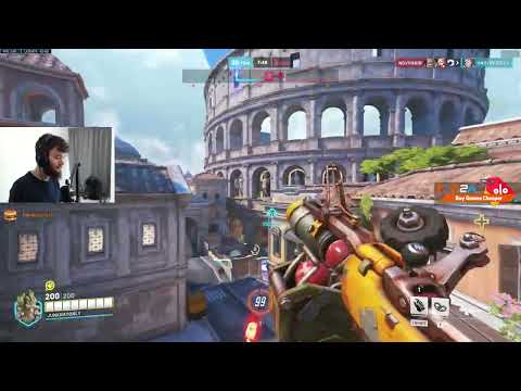 Dafran JUNKRAT COMPETITIVE Gameplay! [ OVERWATCH VOD Replays ]