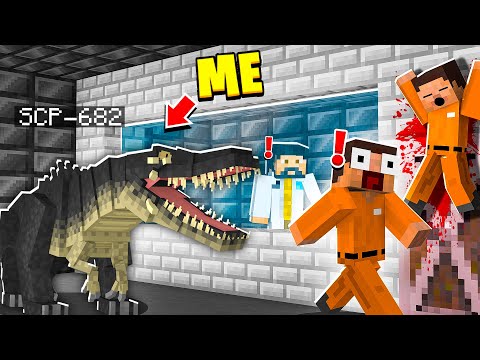 I Became SCP-682 in MINECRAFT! - Minecraft Trolling Video