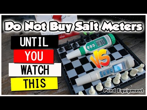 Salinity Meter versus TDS Meter