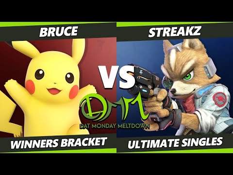 DAT Monday Meltdown 215 - Bruce (Pikachu) Vs. Streakz (Fox) SSBU Ultimate Tournament