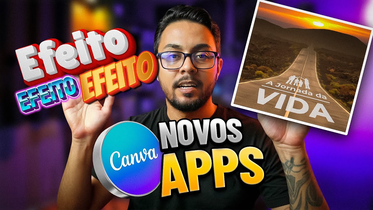 🤩 NOVIDADE! Apps do Canva para Efeitos em Texto e Perspectiva de Imagem