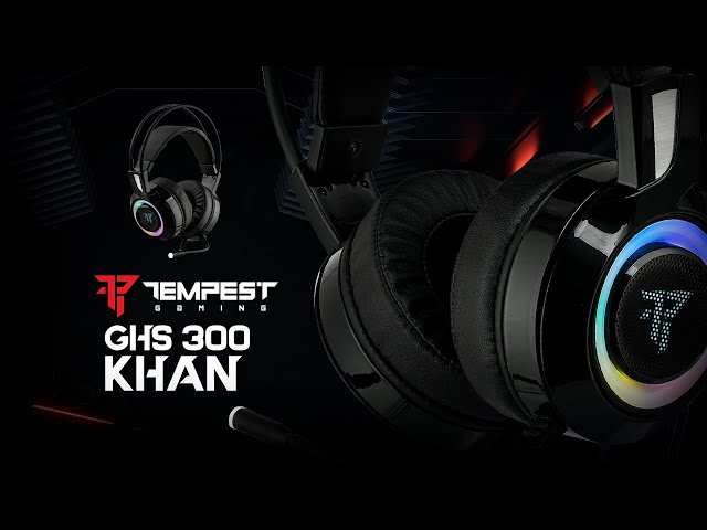Tempest GHS300 Khan Auriculares Gaming RGB 7.1 PC/PS4/PS5 video