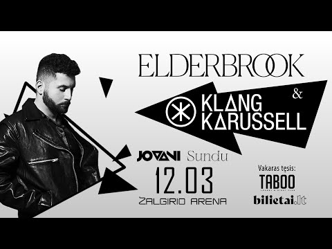 Ryškiausias šokių muzikos vakarėlis Lietuvoje – „Elderbrook“ ir „Klangkarussell“ viename koncerte