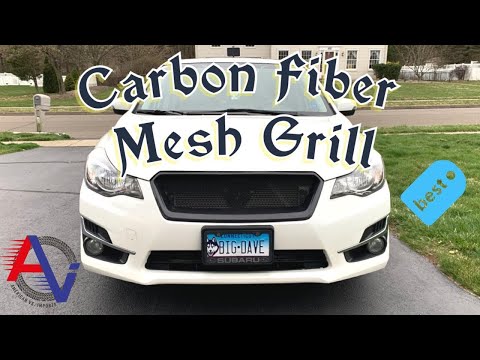 Awesome Carbon Fiber Aluminum Mesh Grill Install for Subaru Impreza Sedan | Charge Speed