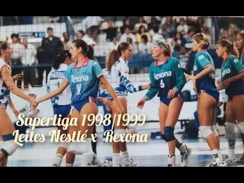 Superliga 1998/1999 - Leites Nestlé x Rexona - Vôlei Feminino