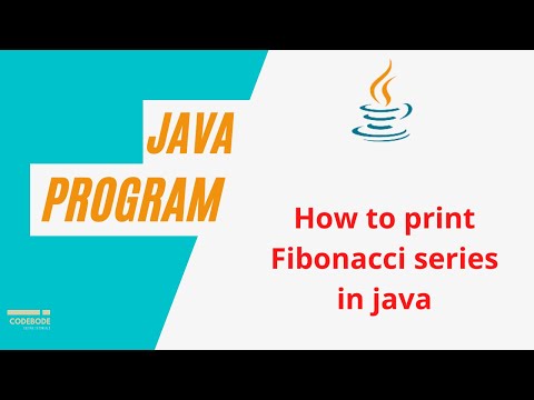 How To Print Fibonacci Series In Java Java Practice Problems Java Tutorials Code Bode
