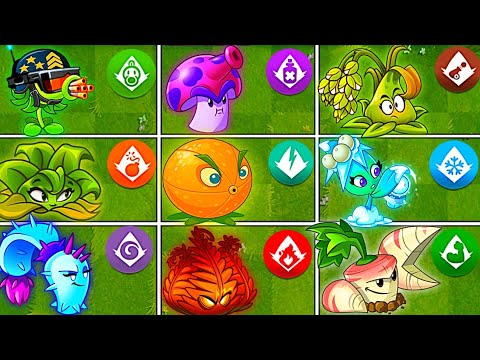 Random 50 Plants_Peashooter Battles - Which Plants Will Win? - PvZ2 Plants vs Plants