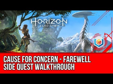 Horizon Zero Dawn Walkthrough - Cause for Concern - Farewell Side Quest (Both Endings - Post Camps)