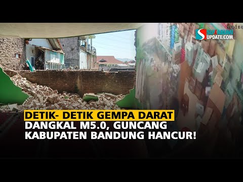 Rumah-rumah di Kabupaten Bandung Hancur Diguncang Gempa Darat Dangkal M5.0