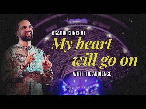 The audience singing "My Heart Will Go on" in Morocco with Boudchart Band