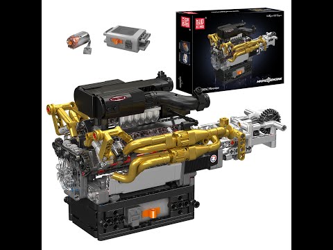 Mould King 10224 Automobilový motor Valkyrie V12